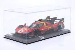 BBR-MODELS - FERRARI - 499P 3.0L TURBO V6 TEAM FERRARI AF CORSE N 51 WINNER 24h LE MANS (DIRTY VERSION - END OF RACE) 2023 ALESSANDRO PIER GUIDI - JAMES CALADO - ANTONIO GIOVINAZZI