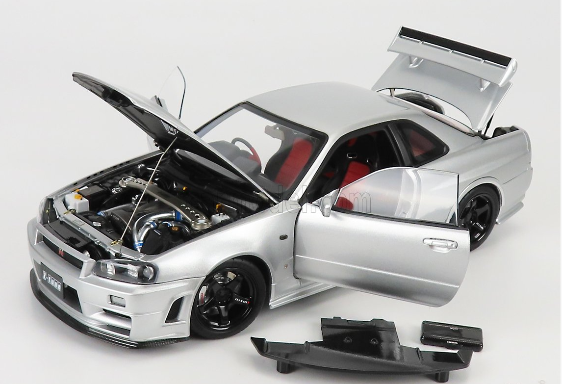 1/18 MOTORHELIX - NISSAN - SKYLINE GT-R NISMO Z-TUNE (BNR34) COUPE 1999 WITH ENGINE