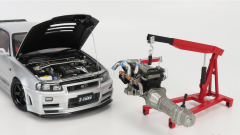 1/18 MOTORHELIX - NISSAN - SKYLINE GT-R NISMO Z-TUNE (BNR34) COUPE 1999 WITH ENGINE
