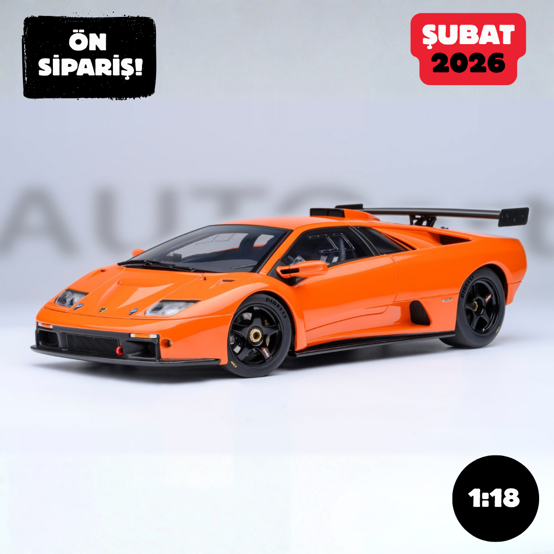 Ön Sipariş - 1/18 AUTOart Lamborghini Diablo GTR (Arancio Ishtar) - 79139
