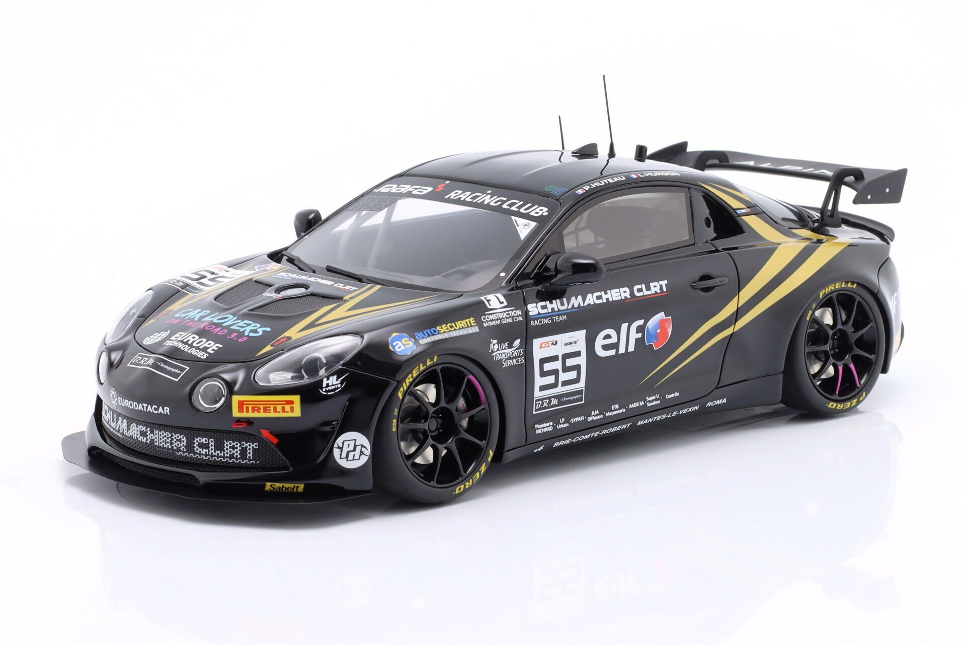 OTTO-MOBILE - ALPINE - A110 GT4 TEAM SCHUMACHER CLRT N 55 GT4 EUROPEAN SERIES SEASON 2024 PASCAL HUTEAU - LAURENT HURGON