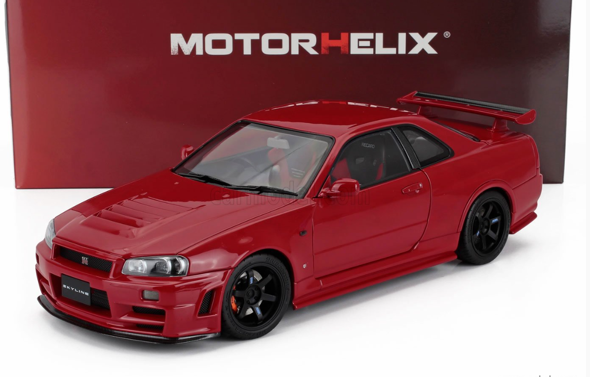 1/18 MOTORHELIX - NISSAN - SKYLINE GT-R (R34) COUPE CUSTOMIZED VERSION 1999