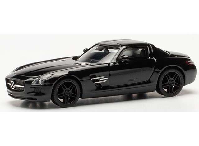1/87 Mercedes Benz SLS AMG (black rims), black