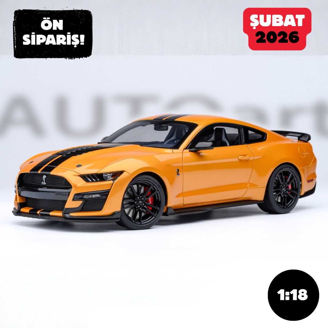 Ön Sipariş - 1/18 AUTOart Ford Mustang Shelby GT500 (Cyber Orange) - 73099