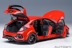 1/18 AUTOart Honda Civic Type R (FK8) 2021 (Flame Red) - 73223