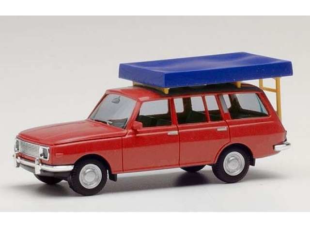 1/87 Wartburg 353 `66 Tourist + Dachzelt, red