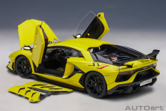 Ön Sipariş - 1/18 AUTOart Lamborghini Aventador SVJ (Giallo Tenerife) - 79175