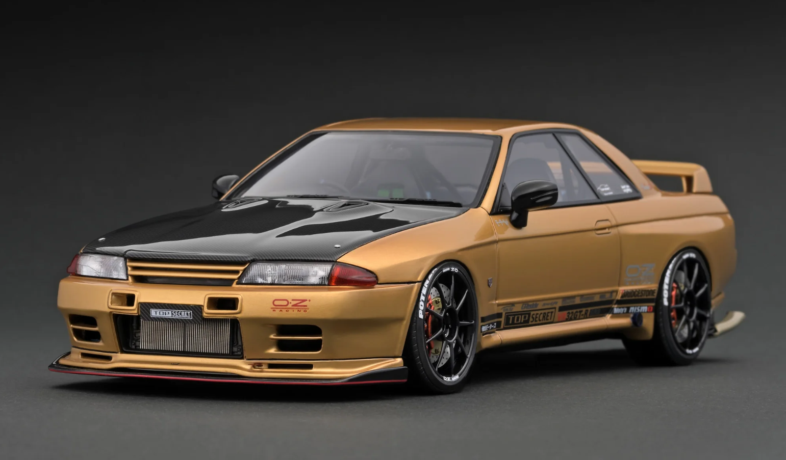 1/18 IGNITION MODELS - NISSAN R32 TOP SECRET GT-R (VR32) GOLD