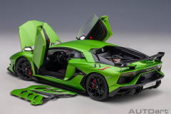 Ön Sipariş - 1/18 AUTOart Lamborghini Aventador SVJ (Verde Alceo) - 79178