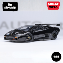 Ön Sipariş - 1/18 AUTOart Lamborghini Diablo GTR (Deep Black) - 79137