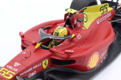 BBR-MODELS - FERRARI - F1-75 TEAM SCUDERIA FERRARI N 55 4th MONZA ITALY GP 2022 CARLOS SAINZ