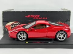 HATALI - 1/18 HOT WHEELS Ferrari 458 ITALIA RED - P9893