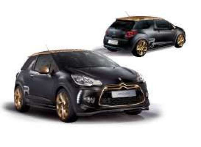 2013 Citroen DS3 racing, matt black with gold deco