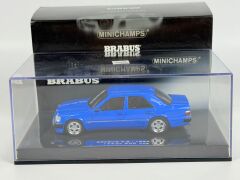 1/43 MINICHAMPS MERCEDES BENZ Brabus 6.5 500e W124 1993 Blue - 437032502