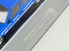 1/43 MINICHAMPS MERCEDES BENZ Brabus 6.5 500e W124 1993 Blue - 437032502