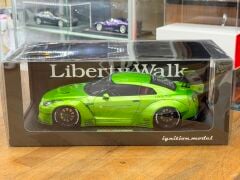 IGNITION-MODEL - NISSAN GT-R (R35) LB-WORKS GREEN IG0692