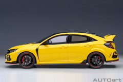 Ön Sipariş - 1/18 AUTOart Honda Civic Type R (FK8) Limited Edition (Sunlight Yellow) - 73225