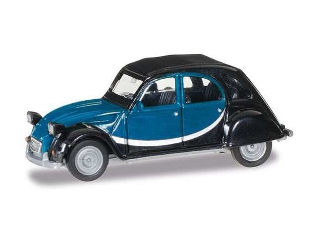 1/87 Citroen 2CV Charleston, blue/black