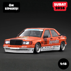 Ön Sipariş - 1/18 Ignition Mercedes PANDEM 190 Orange - IG3771