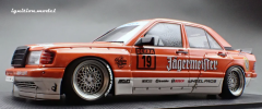 Ön Sipariş - 1/18 Ignition Mercedes PANDEM 190 Orange - IG3771