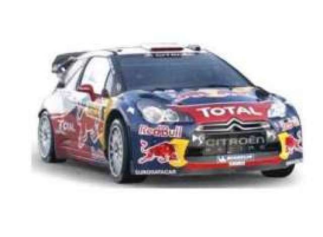 2011 Citroen DS3 WRC World Champion #1 Loeb/Elena Rally Great Britain, blue/red