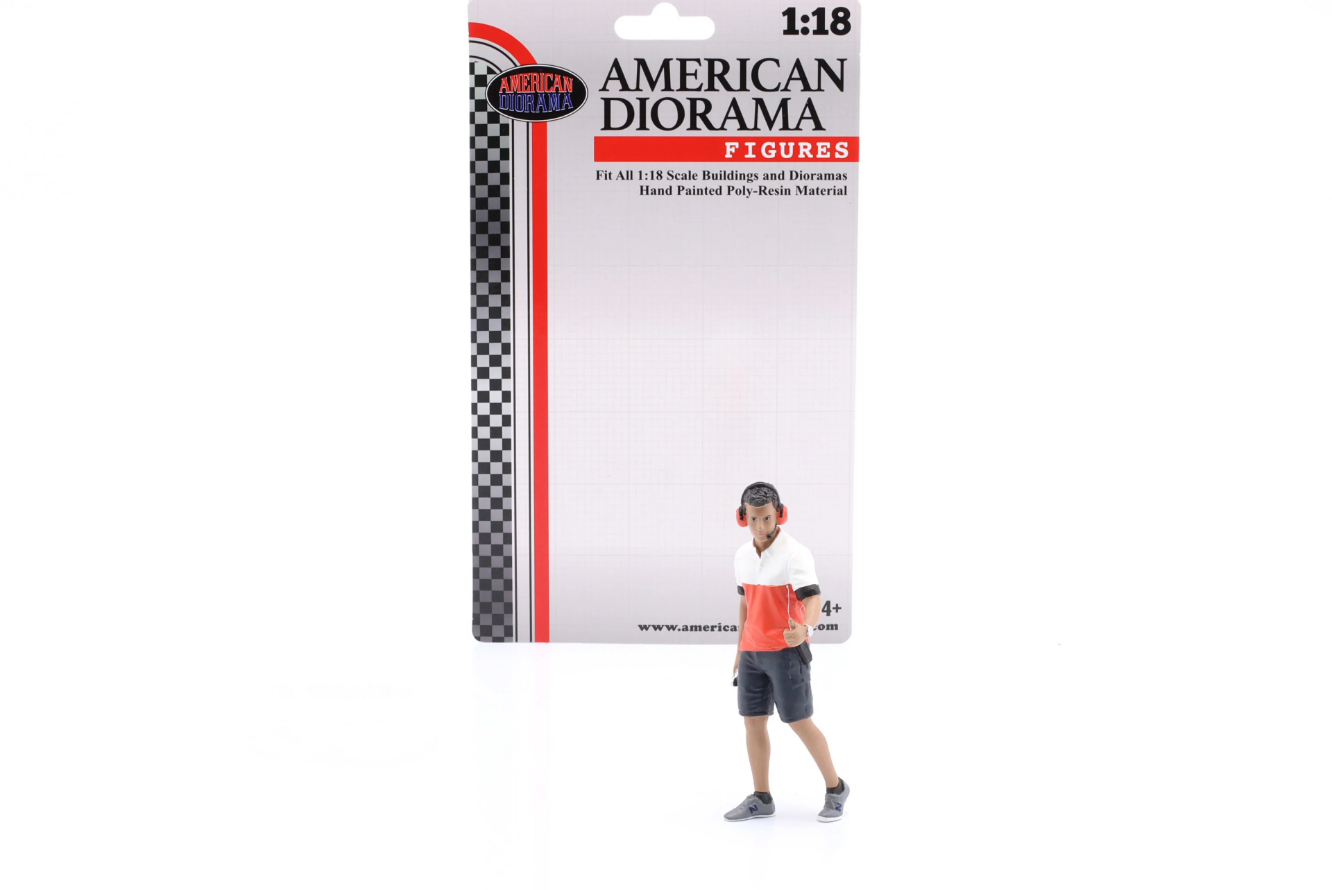 1/18 American Diorama Race Crew Figure #2 - AD19002