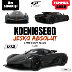 Ön Sipariş - 1/12 GT-SPIRIT - Koenigsegg Jesko Absolut 0-400-0 KM/H Record - GT575