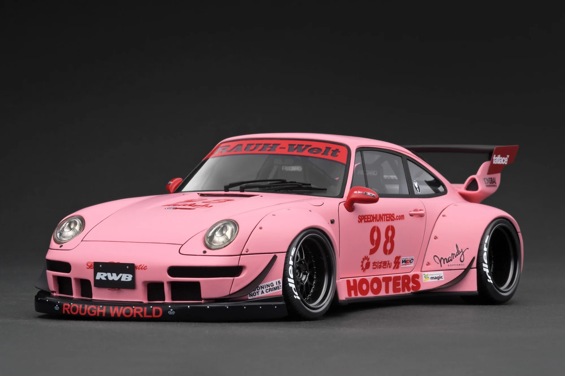 IGNITION MODELS - PORSCHE RWB 993 MATT PINK IG3624