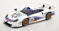 1/18 AUTOART PORSCHE 911 996 GT1 #25 LE MANS 1997 PIECE BOUTSEN WOOL - 89772
