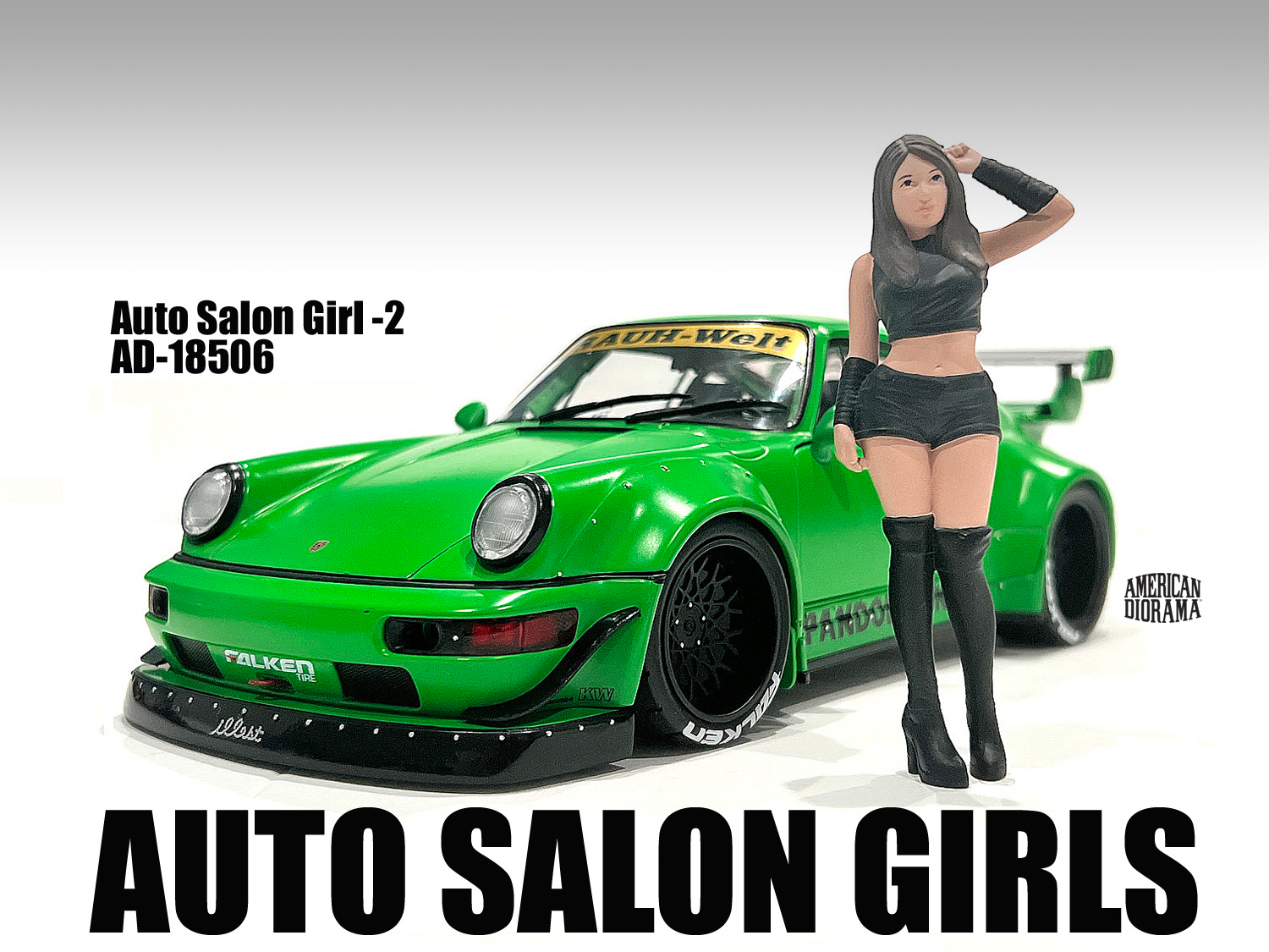 1/18 American Diorama Auto Salon Girls - #2 - AD18506