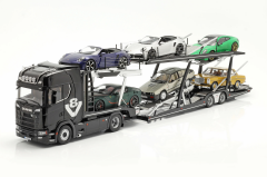 1/18 NZG Scania 730S V8 Lohr Car Transporter - NZG1026/51