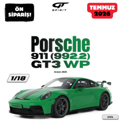 Ön Sipariş - 1/18 GT Spirit Porsche 911 (992.2) GT3 WP, Green - GT576