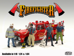 1/18 American Diorama Firefighters - Fire Captain - AD76318