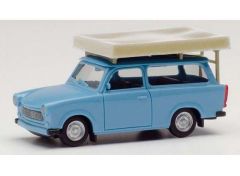 1/87 Trabant 601 S Universal with Roof Tent, blue