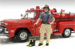 1/18 American Diorama ''Firefighters'' Getting Ready - AD76319