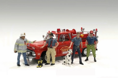 1/18 American Diorama ''Firefighters'' Getting Ready - AD76319