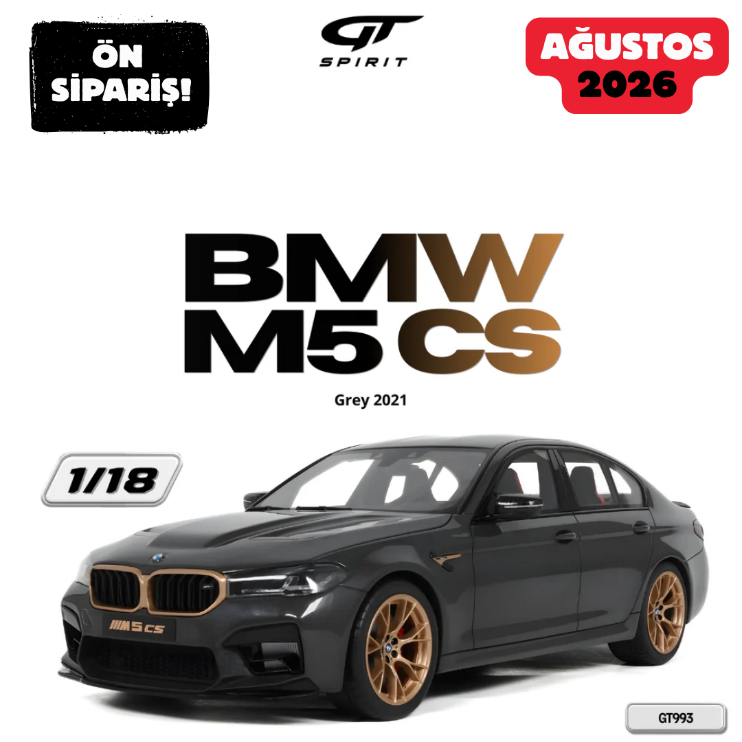 Ön Sipariş - 1/18 GT Spirit BMW M5 CS, Grey - GT993