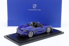 SPARK-MODEL - PORSCHE - 718 (982) SPIDER RS 2024 - CON VETRINA - WITH SHOWCASE