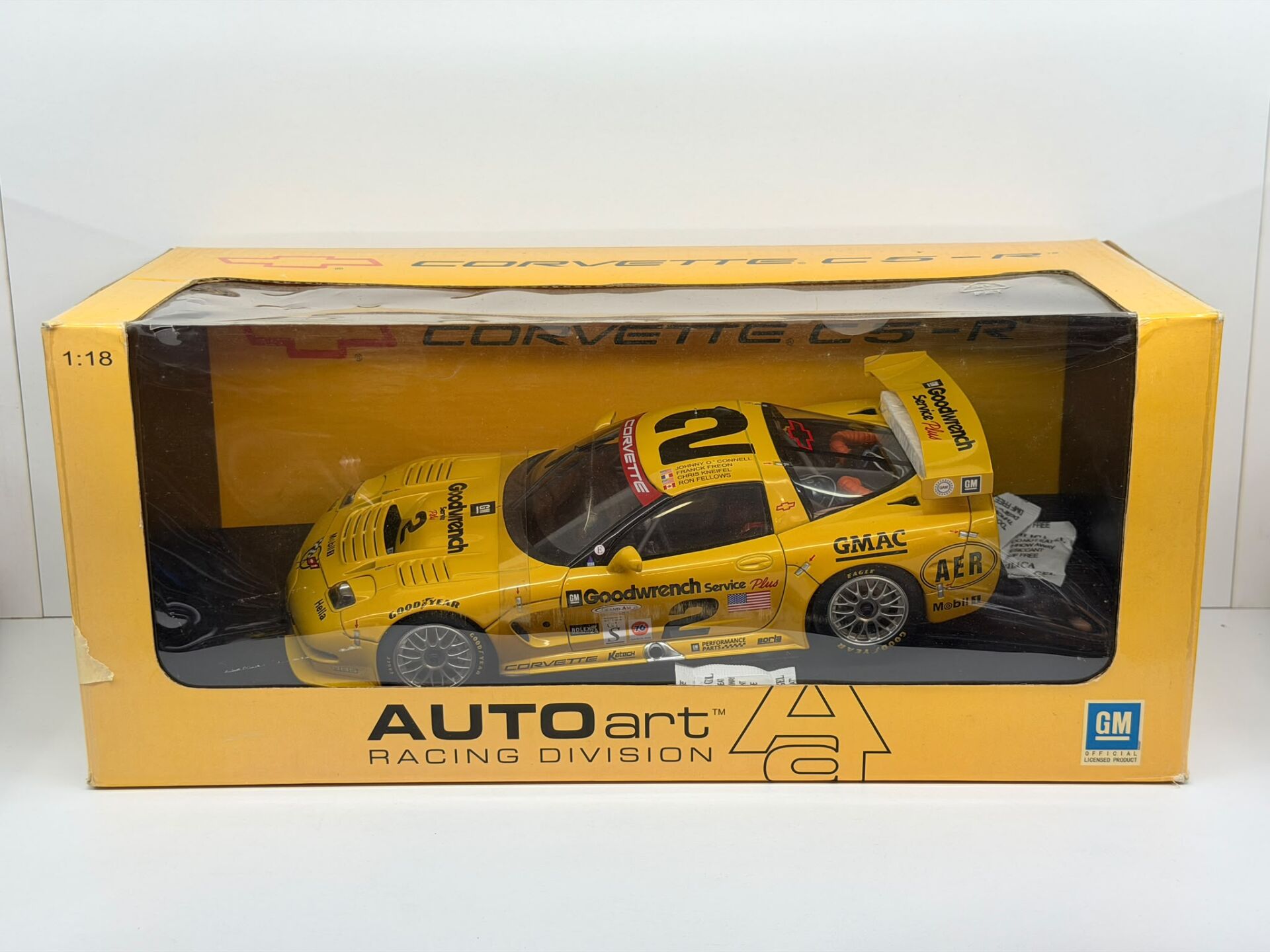 1:18  AUTOart Chevrolet Corvette C5-R 2001 #2 Rolex Daytona 24hrs 80106