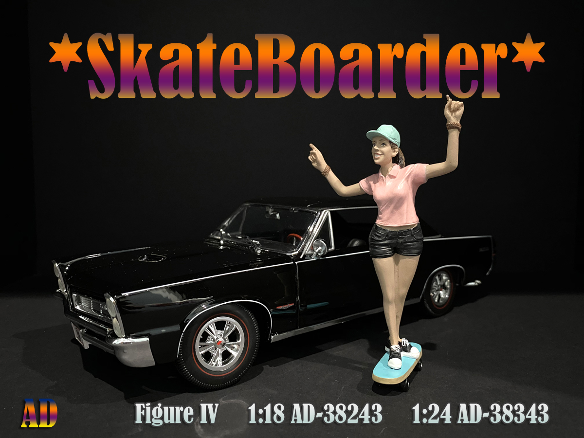 1/18 American Diorama Skateboarder - Figure IV - AD38243