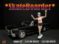 1/18 American Diorama Skateboarder - Figure IV - AD38243