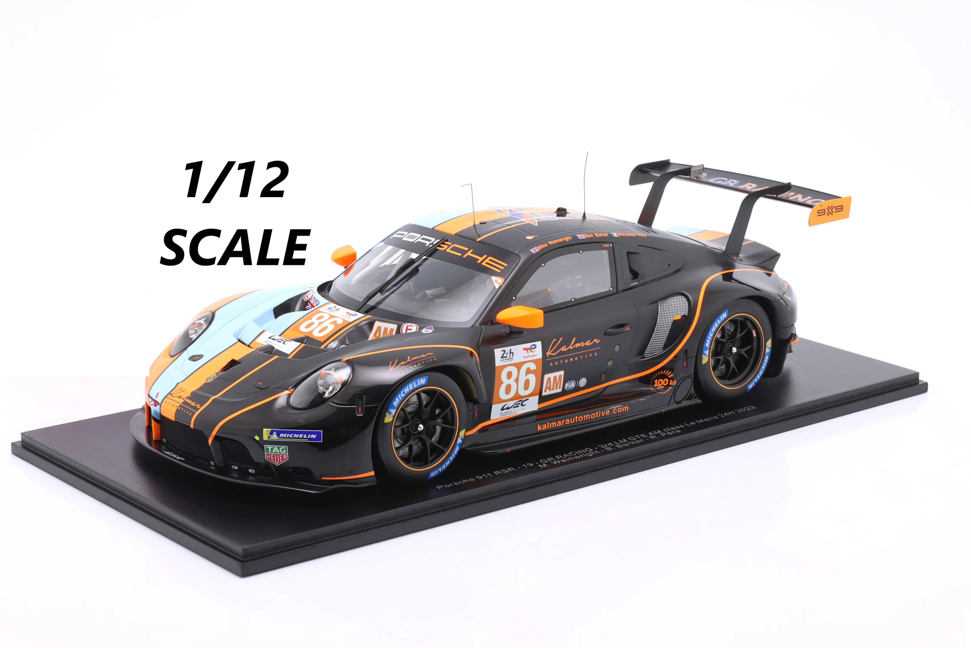 1/12 SPARK-MODEL - PORSCHE - 911 991-2 RSR-19 4.2L TEAM GR RACING GULF N 86 24h LE MANS 2023 BEN BARKER - RICCARDO PERA - MICHAEL WAINWRIGHT