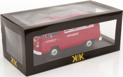 Ön Sipariş - 1/18 KK SCALE Volkswagen VW T2b Kastenwagen Porsche Renndienst 1972 rot