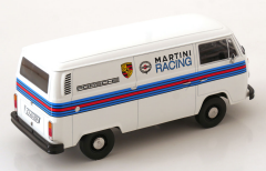 Ön Sipariş - 1/18 KK SCALE Volkswagen VW T2b Kastenwagen Porsche Martini Racing 1972 weiß - KKDC181414