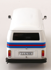 Ön Sipariş - 1/18 KK SCALE Volkswagen VW T2b Kastenwagen Porsche Martini Racing 1972 weiß - KKDC181414