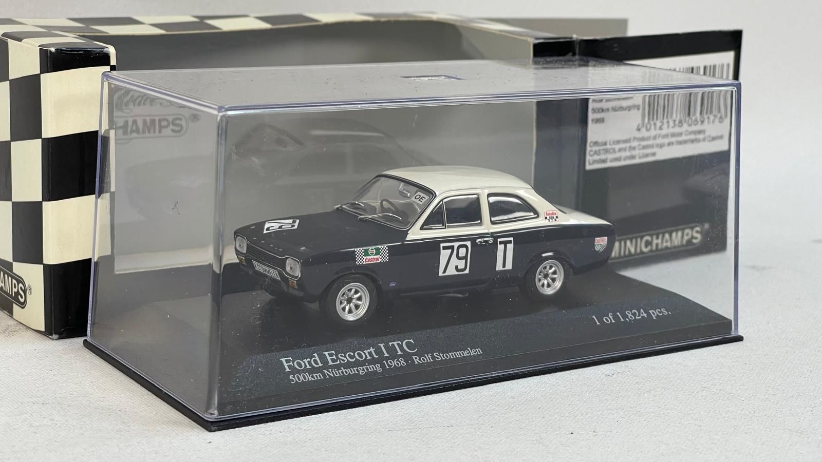 MİNİCHAMPS  - FORD ESCORT I TC ROLF STOMMELEN 500KM NURBURGRING 1968