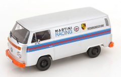 Ön Sipariş - 1/18 KK SCALE Volkswagen VW T2b Kastenwagen Porsche Martini Racing 1972 silber - KKDC181416
