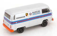 Ön Sipariş - 1/18 KK SCALE Volkswagen VW T2b Kastenwagen Porsche Martini Racing 1972 silber - KKDC181416