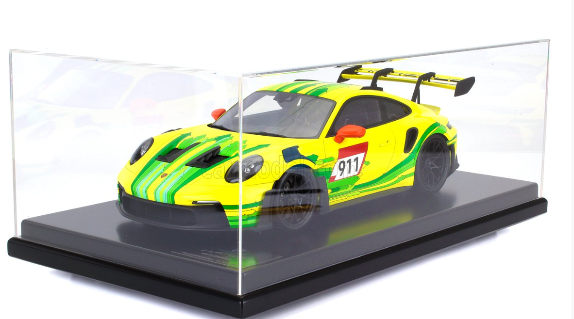 1/12 SPARK-MODEL - PORSCHE - 911 992 GT3 RS N 911 COUPE 2023 - CON VETRINA - WITH SHOWCASE