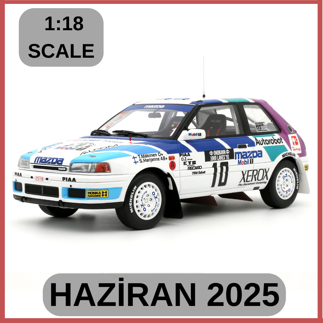 OTTO-MOBILE - MAZDA - 323 GTX N 10 RALLY 1000 LAKES 1991 TOMMY MAKINEN - SEPPO HARJANNE